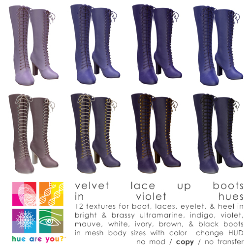 Velvet Lace Up Boots